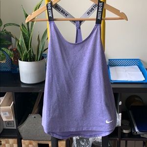 Nike Workout Tank Purple Medium